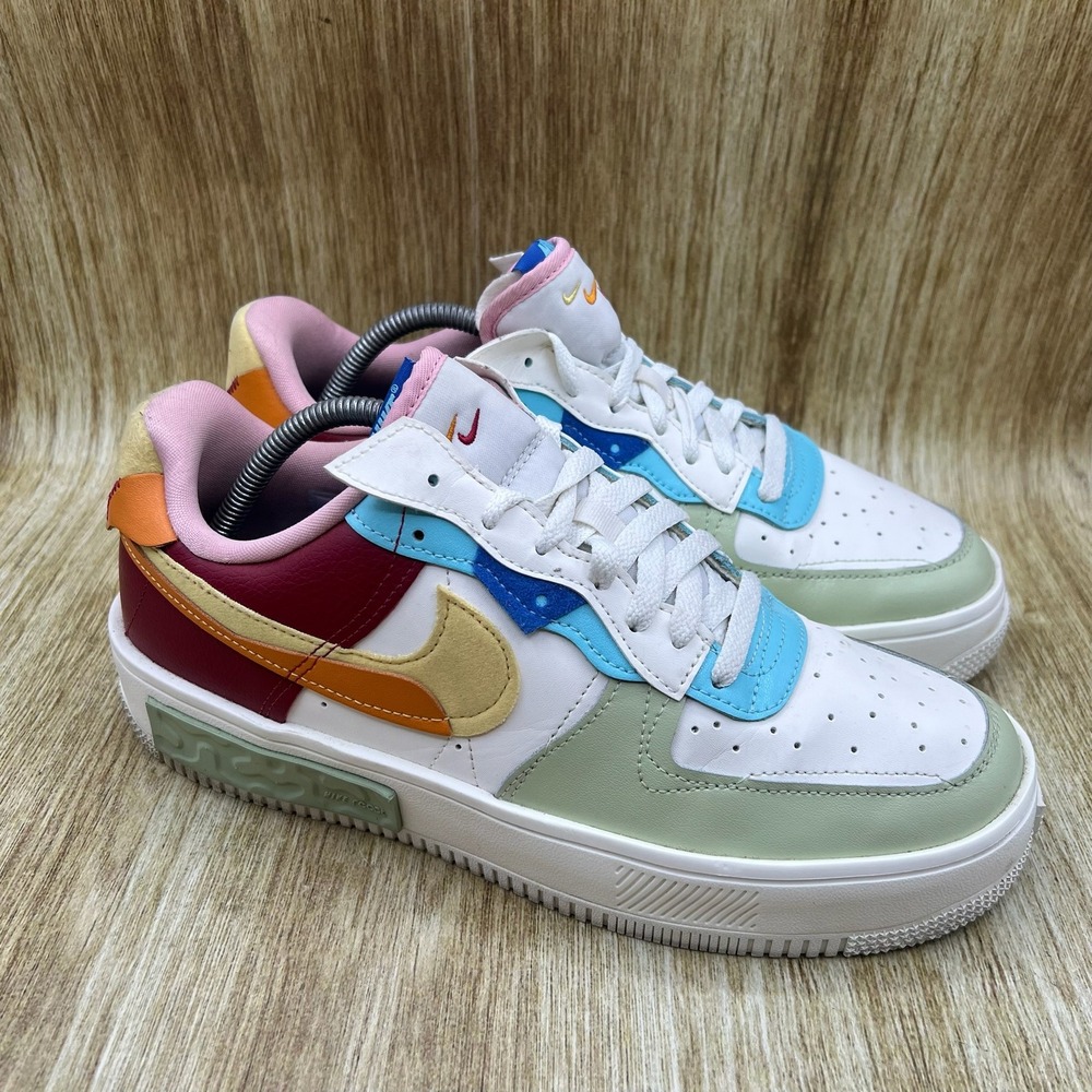 Nike Air Force 1 Fontanka Women's Size 11 White Sail Multicolor DO6719-100